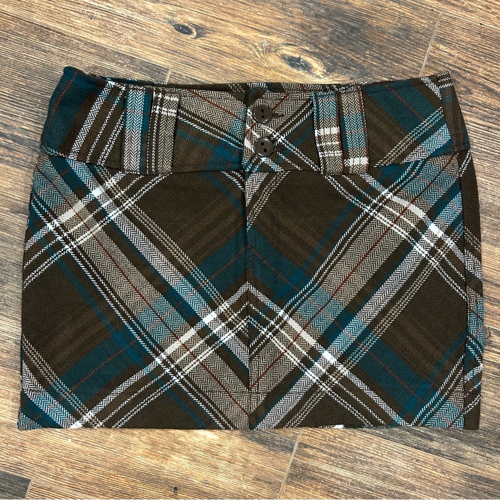 Colours of the World Y2K Plaid Mini Skirt | Size 38 (UK 12/US 8)